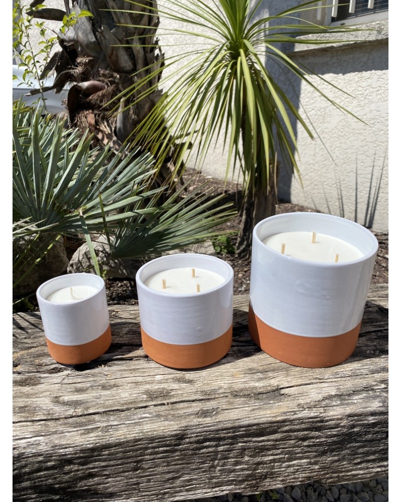 Petite Chaumière En Terre Cuite - Photophore à Bougie Parfumée - À Peindre